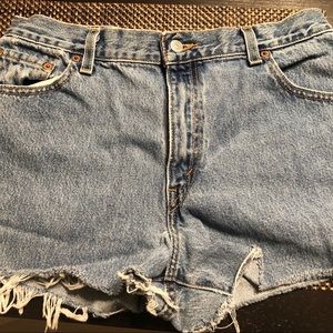 Vintage Levi cut off shorts